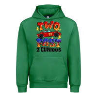 Emerald two fast two curious boys birthday racing car Urban Hoodie - MaliasSmallBusiness