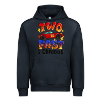 Navy two fast two curious boys birthday racing car Urban Hoodie - MaliasSmallBusiness