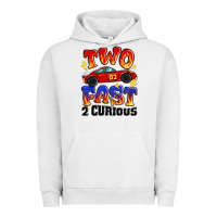 Pigment Lunar Rock two fast two curious boys birthday racing car Urban Hoodie - MaliasSmallBusiness