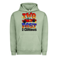 Two Fast Two Curious Boys Birthday Racing Car Urban Hoodie | Teevron