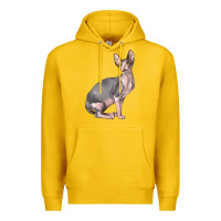 Lemon Sphynx Cat Premium Hoodie - LillyAllenDesigns