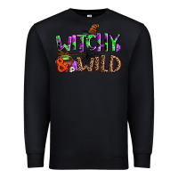 Black witchy and wild Premium Sweatshirt - AdoDesignShop