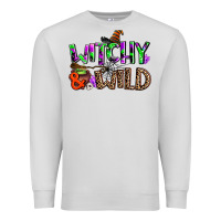 Dove Grey witchy and wild Premium Sweatshirt - AdoDesignShop