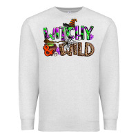 Oatmeal Heather witchy and wild Premium Sweatshirt - AdoDesignShop