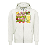 Oatmeal Heather when life gives you lemons make lemonade Zipper Hoodie - texasbilliewilder
