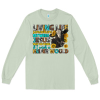 Matcha living life somewhere between jesus Long Sleeve Tee - texasbilliewilder
