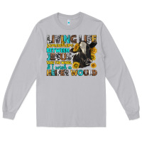 Moon Dust living life somewhere between jesus Long Sleeve Tee - texasbilliewilder