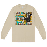 Mushroom living life somewhere between jesus Long Sleeve Tee - texasbilliewilder