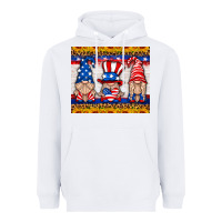 White usa gnome mouse pad Heavyweight Hoodie - HRA Design Shop