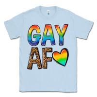 Dusty Blue gay af Classic Tee - texasbilliewilder