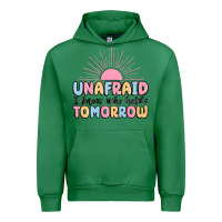 Emerald unafraid i know who holds tomorrow Urban Hoodie - MaliasSmallBusiness