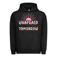 Pigment Black unafraid i know who holds tomorrow Urban Hoodie - MaliasSmallBusiness