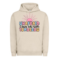 Pigment French Oak unafraid i know who holds tomorrow Urban Hoodie - MaliasSmallBusiness