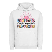 Pigment Lunar Rock unafraid i know who holds tomorrow Urban Hoodie - MaliasSmallBusiness