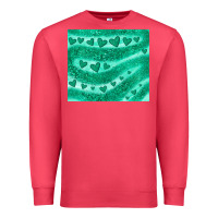 Cardinal green glitter heart Premium Sweatshirt - JahusDesignShop