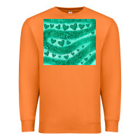 Carrot green glitter heart Premium Sweatshirt - JahusDesignShop