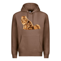 Chestnut Persian Cat Premium Hoodie - LillyAllenDesigns