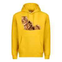 Lemon Persian Cat Premium Hoodie - LillyAllenDesigns