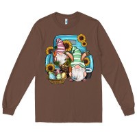 Chestnut Easter Gnomes Egg Sunflowers Truck Long Sleeve Tee - RanaPortraitStore