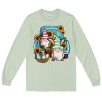 Matcha Easter Gnomes Egg Sunflowers Truck Long Sleeve Tee - RanaPortraitStore