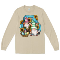 Mushroom Easter Gnomes Egg Sunflowers Truck Long Sleeve Tee - RanaPortraitStore