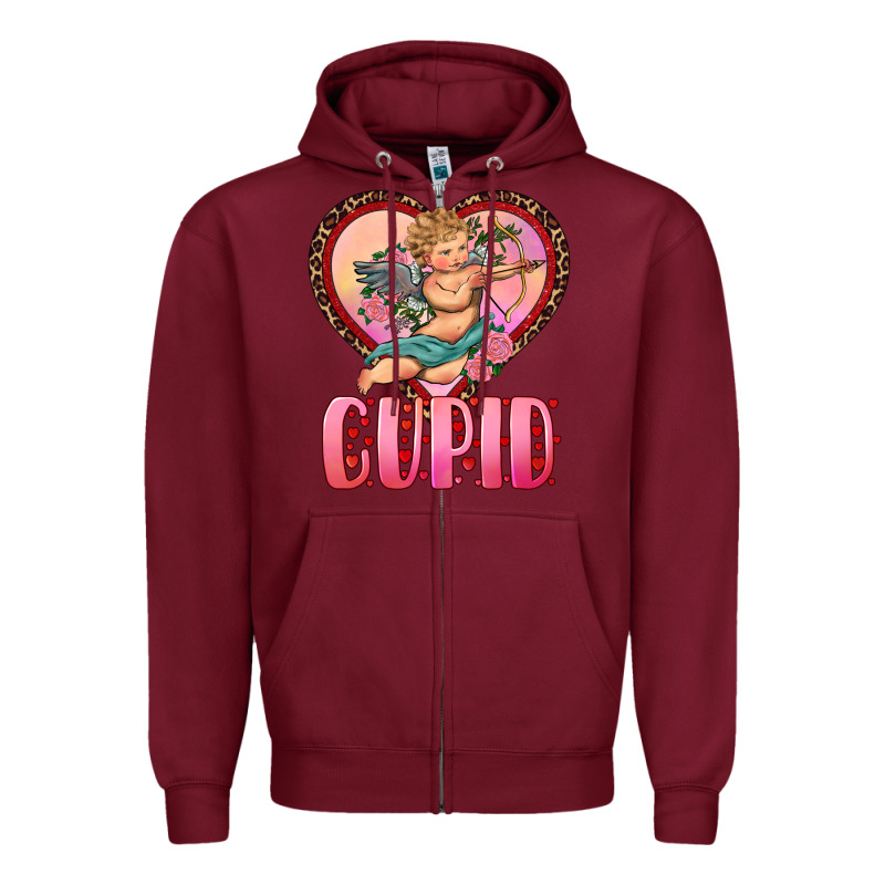 Cupid Heart Zipper Hoodie by RanaPortraitStore | Teevron