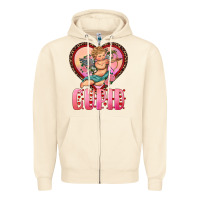 Sandshell cupid heart Zipper Hoodie - RanaPortraitStore