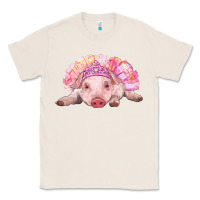 Natural Balerina Baby Pig With Tutu Classic Tee - RanaPortraitStore