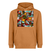 Meerkat christmas horse leopard tartan Heavyweight Hoodie - FaDigitalArtStudio
