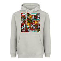 Moon Dust christmas horse leopard tartan Heavyweight Hoodie - FaDigitalArtStudio