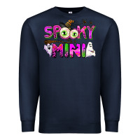 Navy spooky mini Premium Sweatshirt - AdoDesignShop