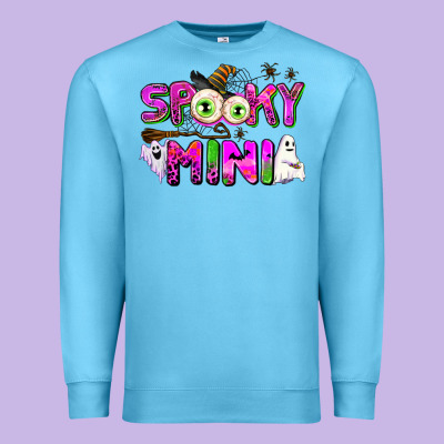 Spooky Mini Premium Sweatshirt Designed By Adodesignshop
