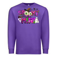 Purple spooky mini Premium Sweatshirt - AdoDesignShop