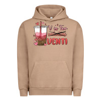 Pigment Burro v is for valentine venti Urban Hoodie - MaliasSmallBusiness