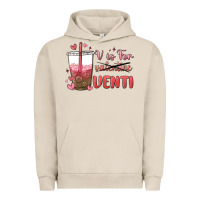 Pigment French Oak v is for valentine venti Urban Hoodie - MaliasSmallBusiness