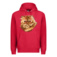 Cardinal Persian Cat Face Premium Hoodie - LillyAllenDesigns