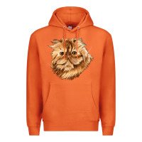 Carrot Persian Cat Face Premium Hoodie - LillyAllenDesigns