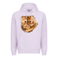 Lilac Persian Cat Face Premium Hoodie - LillyAllenDesigns