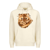 Sandshell Persian Cat Face Premium Hoodie - LillyAllenDesigns