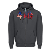 Smoke 4th of july zillion Zipper Hoodie - Zillion Design Studio