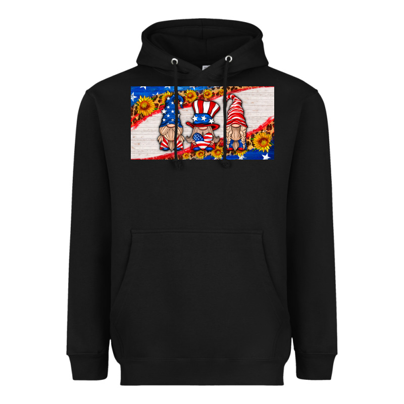 Usa Gnome License Plate Heavyweight Hoodie by HRA Design Shop | Teevron