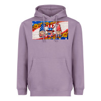 Lavender usa gnome license plate Heavyweight Hoodie - HRA Design Shop