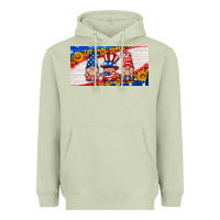Matcha usa gnome license plate Heavyweight Hoodie - HRA Design Shop
