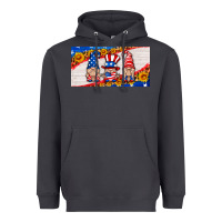 Smoke usa gnome license plate Heavyweight Hoodie - HRA Design Shop