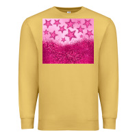 Antique Gold pink glitter star Premium Sweatshirt - JahusDesignShop