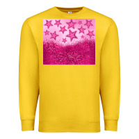 Lemon pink glitter star Premium Sweatshirt - JahusDesignShop