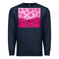 Navy pink glitter star Premium Sweatshirt - JahusDesignShop