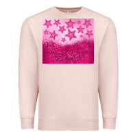 Pale Pink pink glitter star Premium Sweatshirt - JahusDesignShop