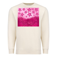Sandshell pink glitter star Premium Sweatshirt - JahusDesignShop