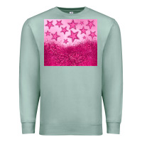 Seafoam pink glitter star Premium Sweatshirt - JahusDesignShop
